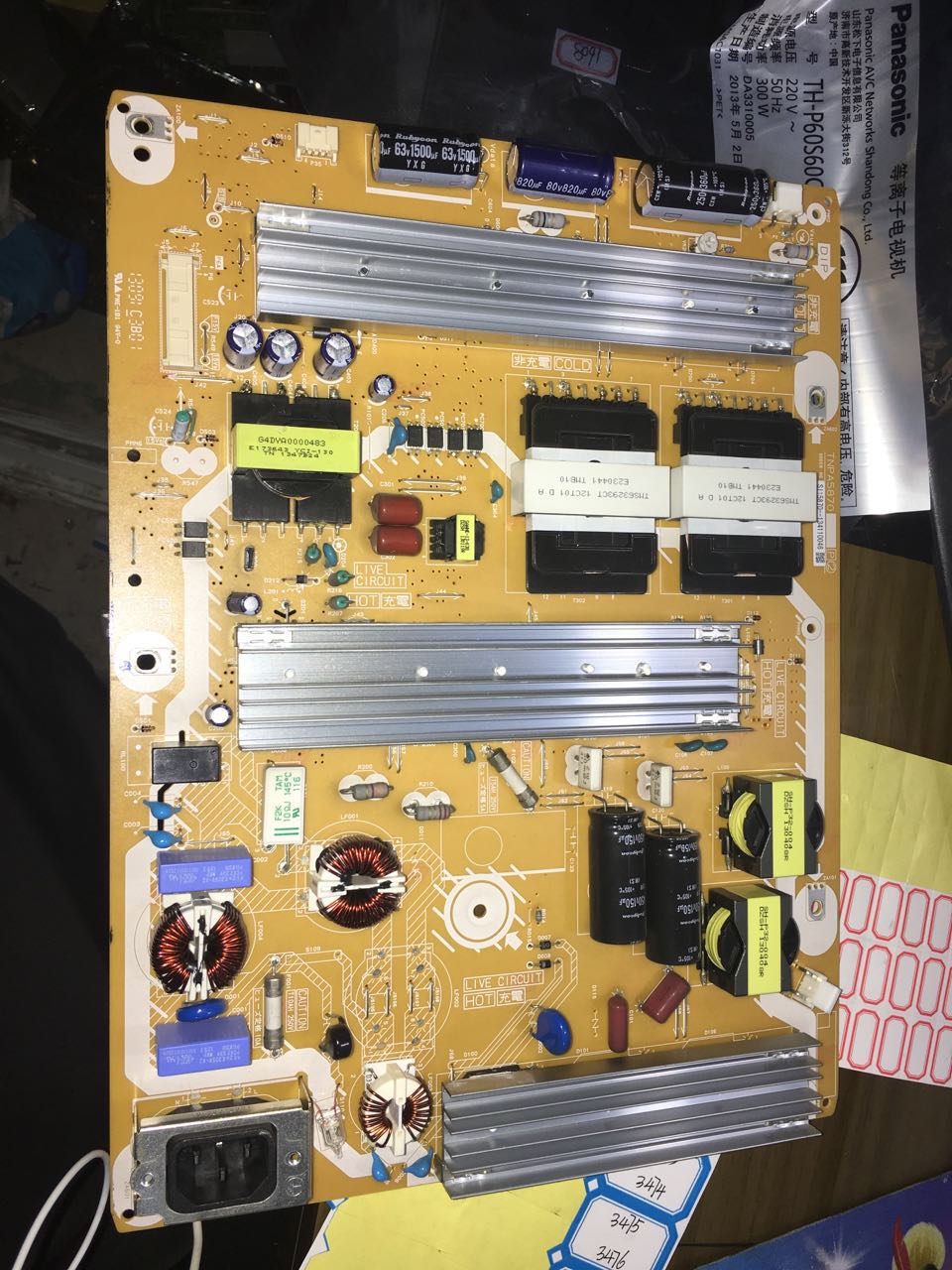 Original TH-P60S60CD TH-P55S60CD Netzteilplatine TNPA5870